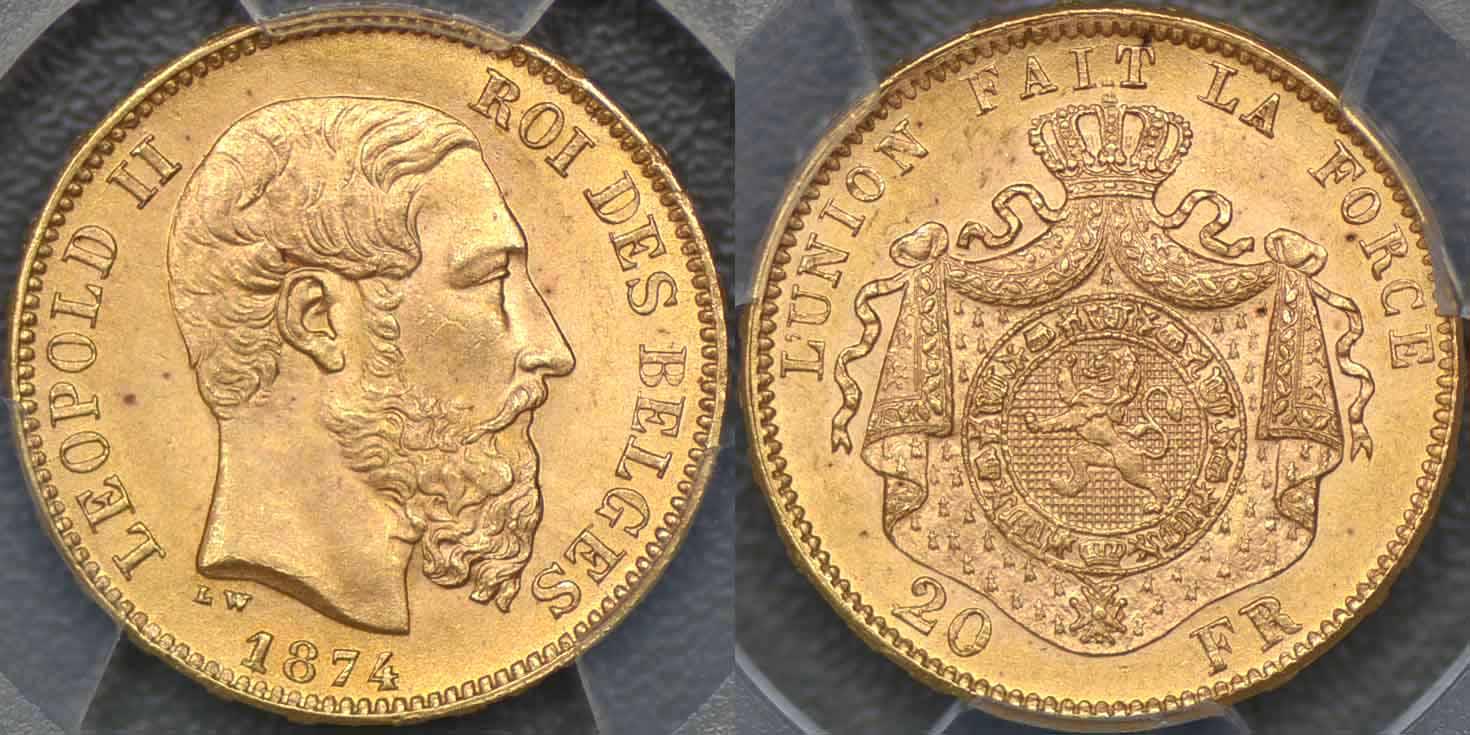 1874年 20フラン