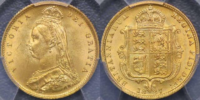 1887 Half Sovereign