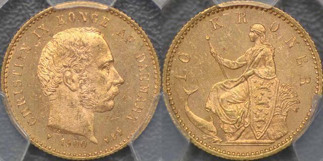 1900 Ten Kroner