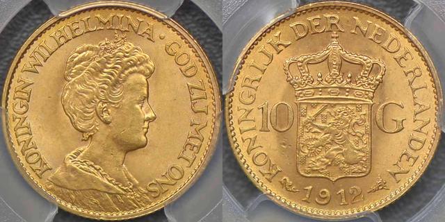 1912 Ten Gulden