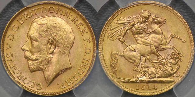 1914 Perth Sovereign