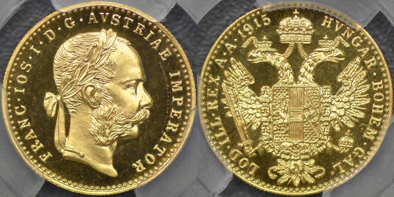 1915年ダカット銀貨復刻版