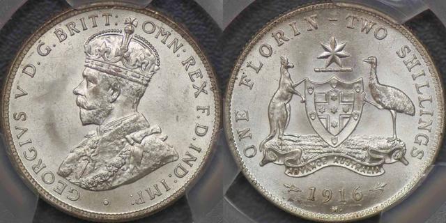 1916 Melbourne Florin
