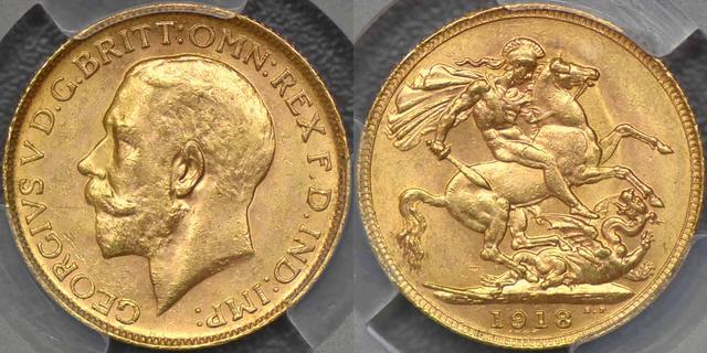 1918 Perth Sovereign