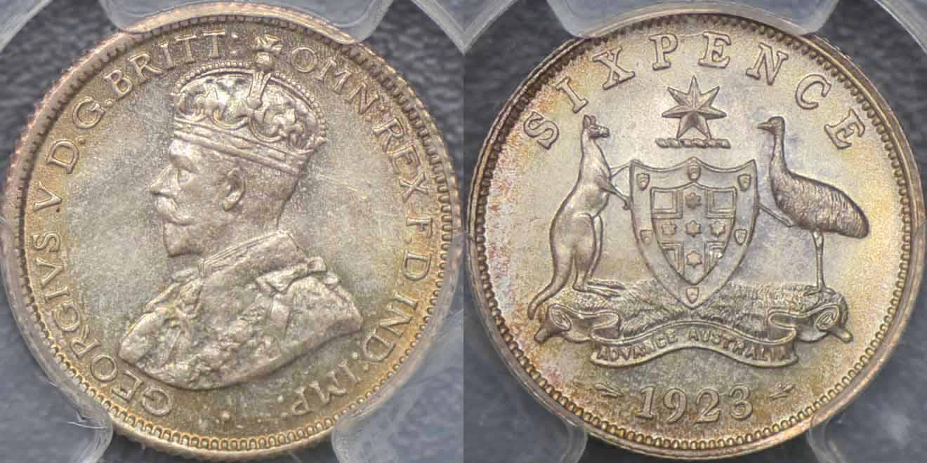 1923年6ペンス硬貨