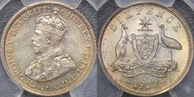 1923 Sechspence