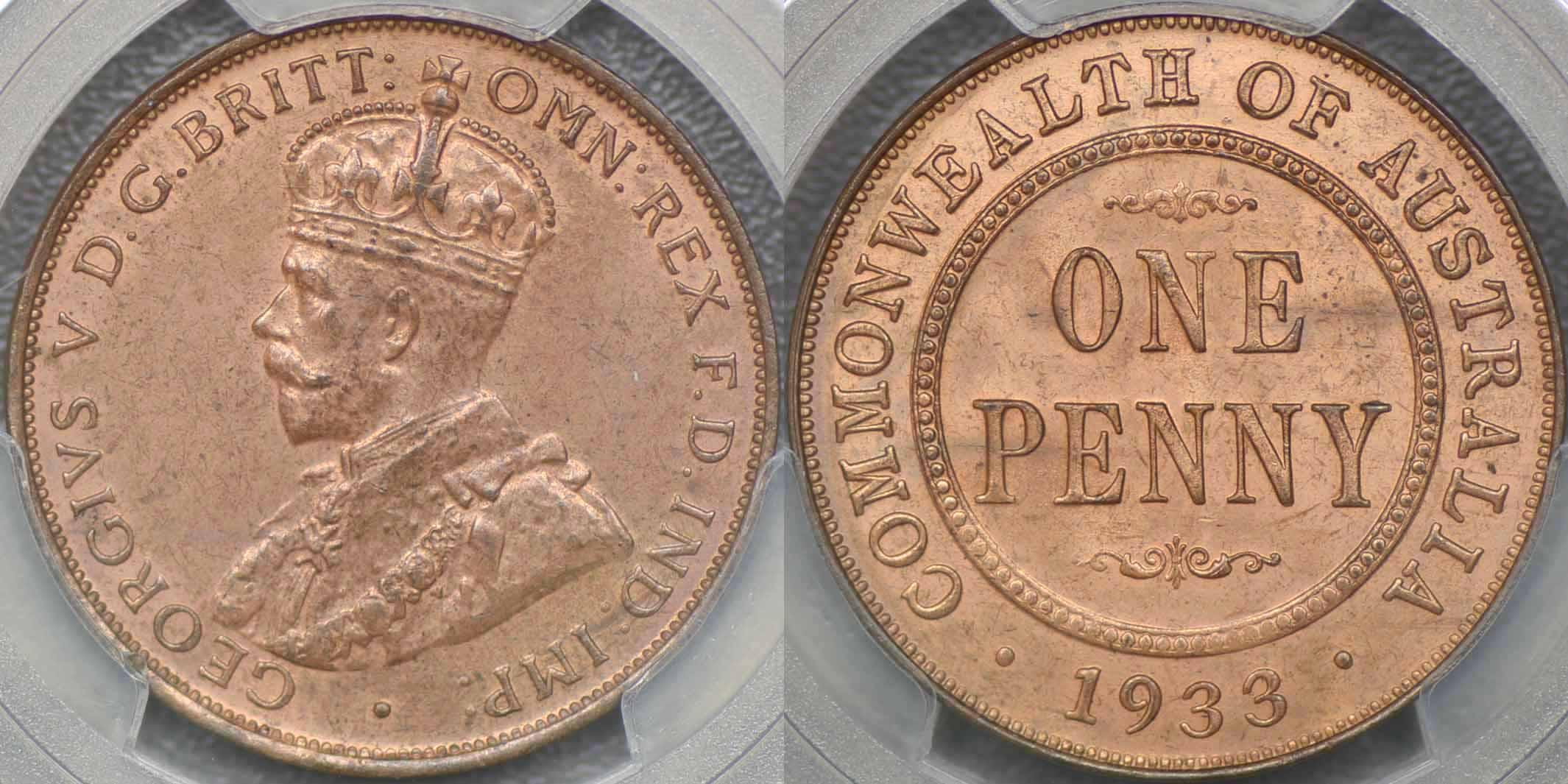 1933年ペニー硬貨
