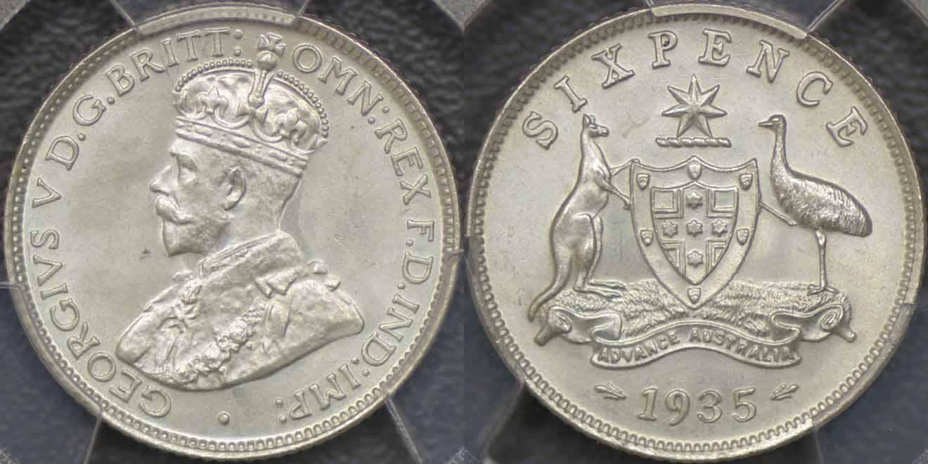 1935 Sechspence