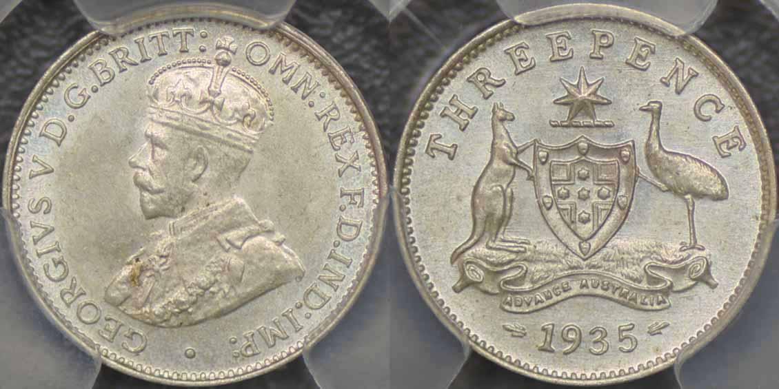 1935 Threepence