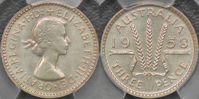 1958 Proof Dreipence