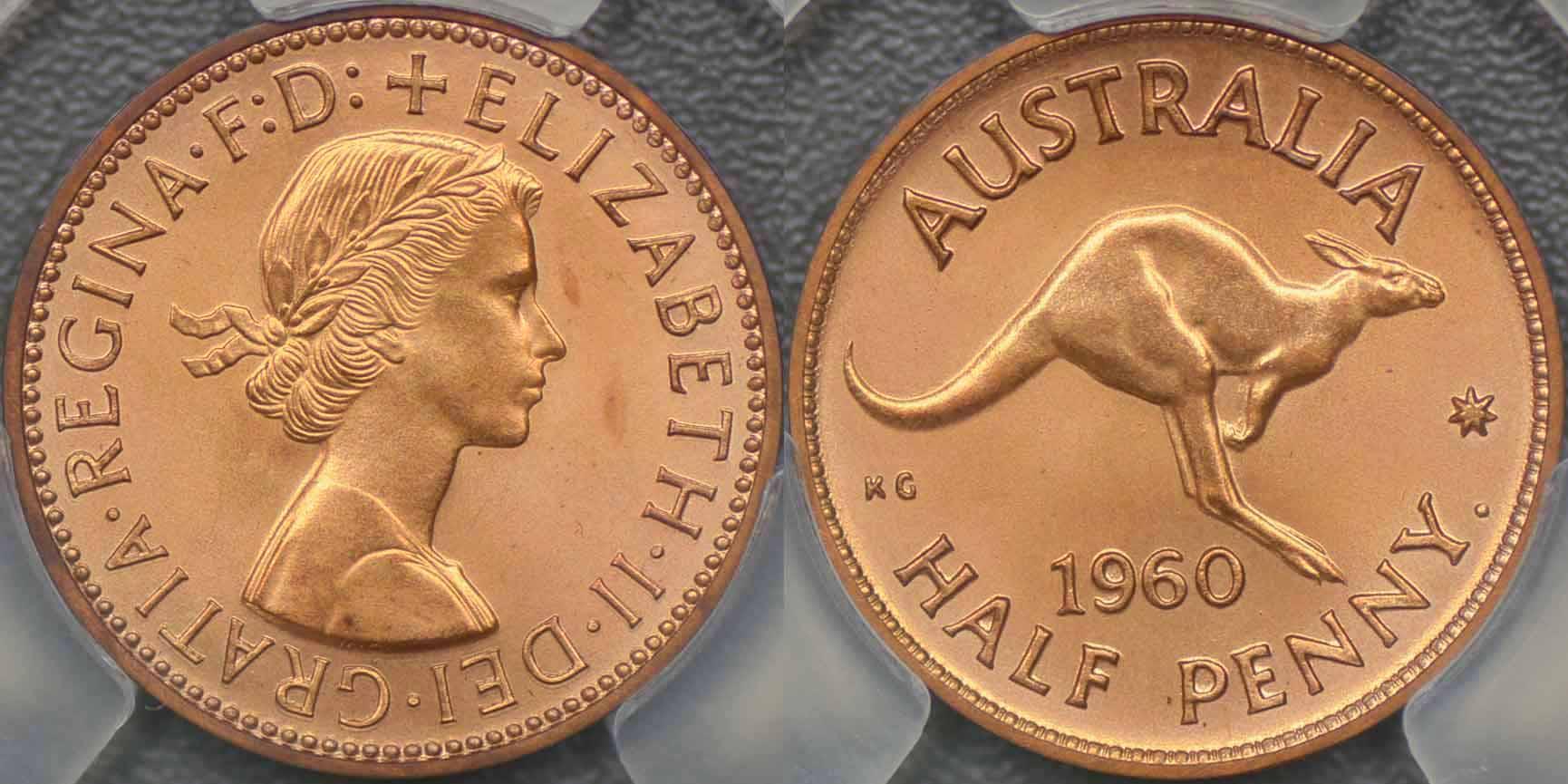1960 Proof Halfpenny