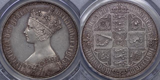 1847 Gothic Crown in pure silver