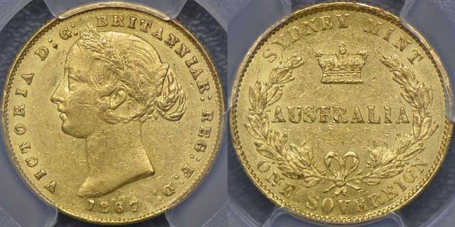1867 Sydney Mint Sovereign