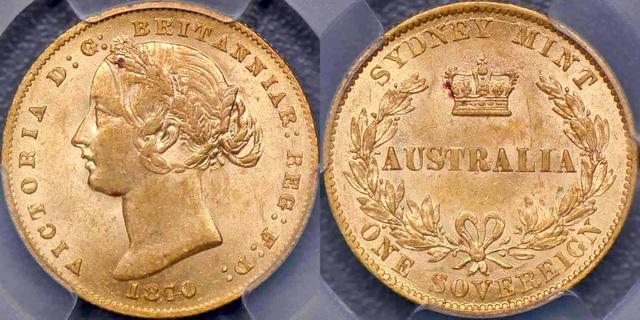 1870 Sydney Mint Sovereign