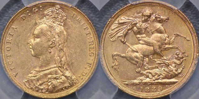 1889 Melbourne Sovereign