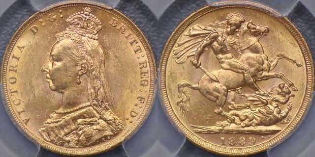 1889 Melbourne Sovereign