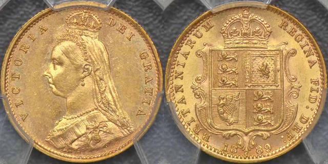 1889 Sydney Half Sovereign