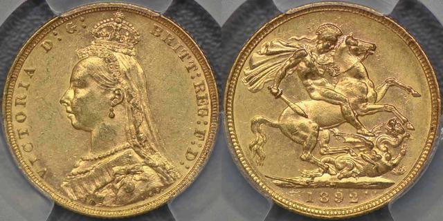 1892年メルボルン・ソブリン