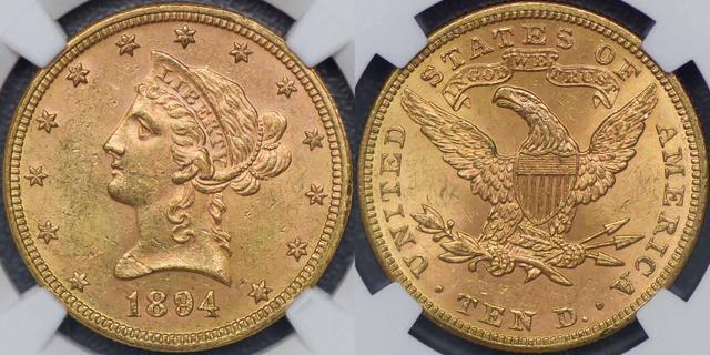 1894 Ten Dollars
