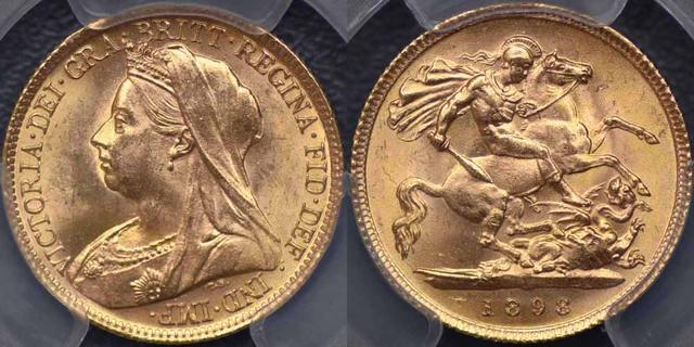 1898 Halber Sovereign