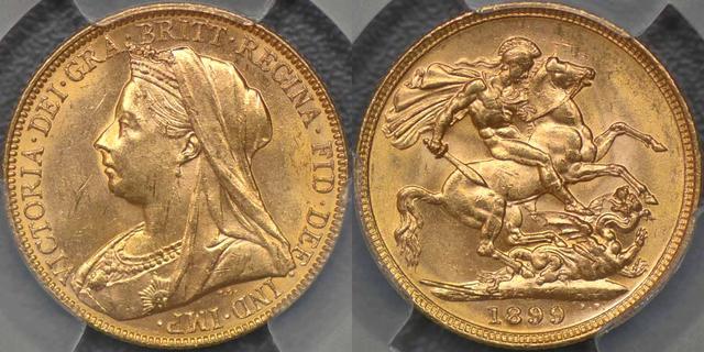 1899 Melbourne Sovereign