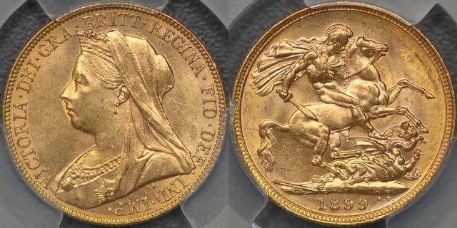 1899 Melbourne Sovereign