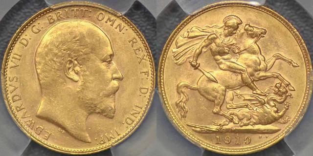 1910 Melbourne Sovereign