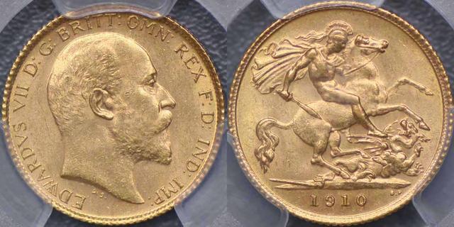 1910 Sydney Half Sovereign