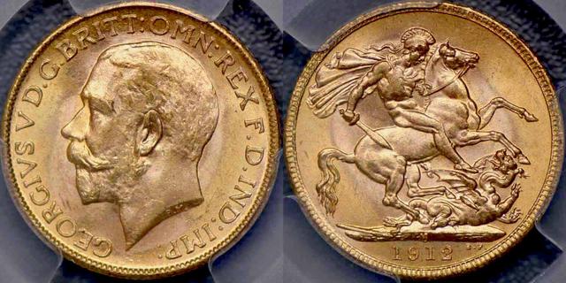 1912 Melbourne Sovereign