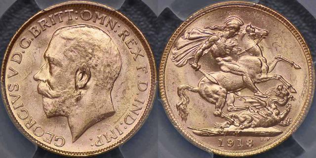 1913 Melbourne Sovereign