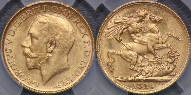 1914 Melbourne Sovereign