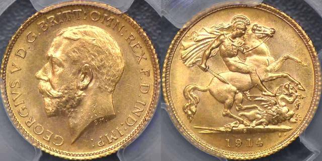 1914 Sydney Half Sovereign