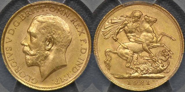1921 Melbourne Sovereign