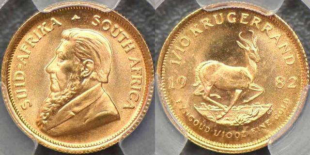 1982 Ein Zehntel Krugerrand