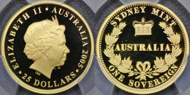 2005 „Sydney Mint“ Fünfundzwanzig Dollar