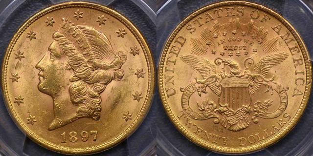 1897 Zwanzig Dollar