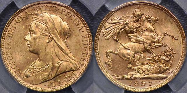 1897 Souverän von Melbourne