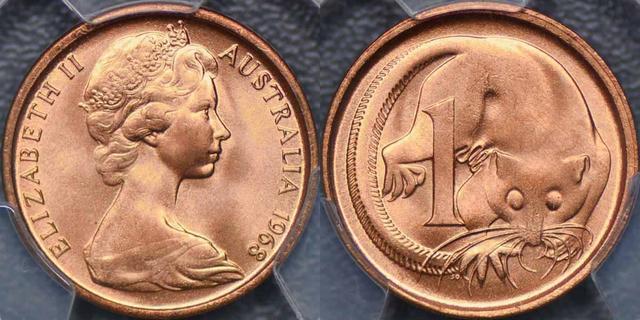 1968 Ein Cent