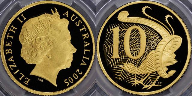 2005 Gold Zehn Cent
